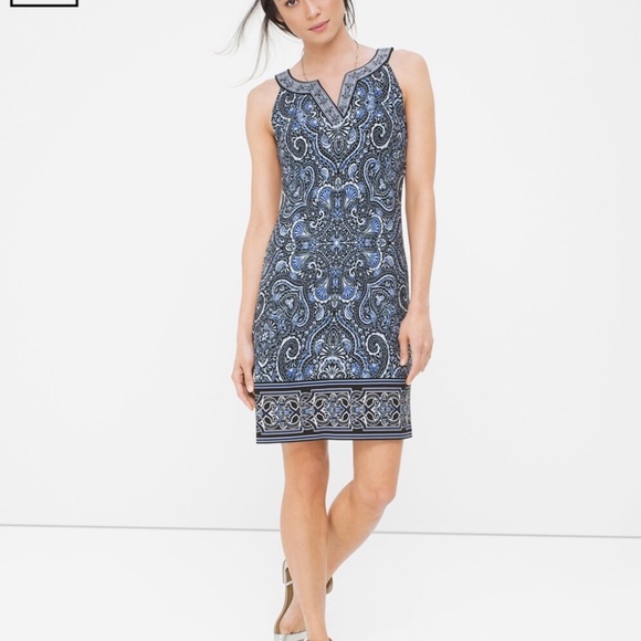 WHBM PAISLEY PRINT MINIDRESS Small - Picture 1 of 7
